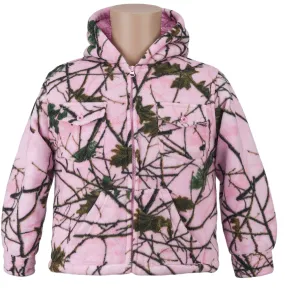 KIDS CAMO THURMOND SHERPA  LINED JACKET