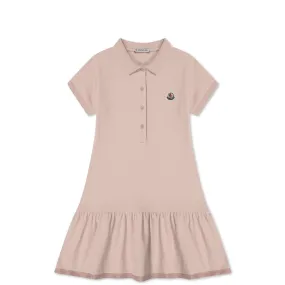 Kids Moncler Pink Polo Dress