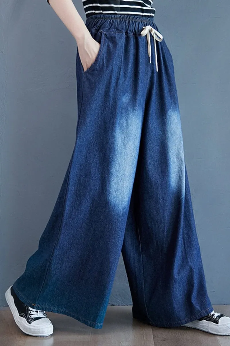 Kimmy High Waist Palazzo Jeans