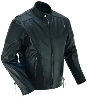 Knucklehead laced Side Leather Jacket