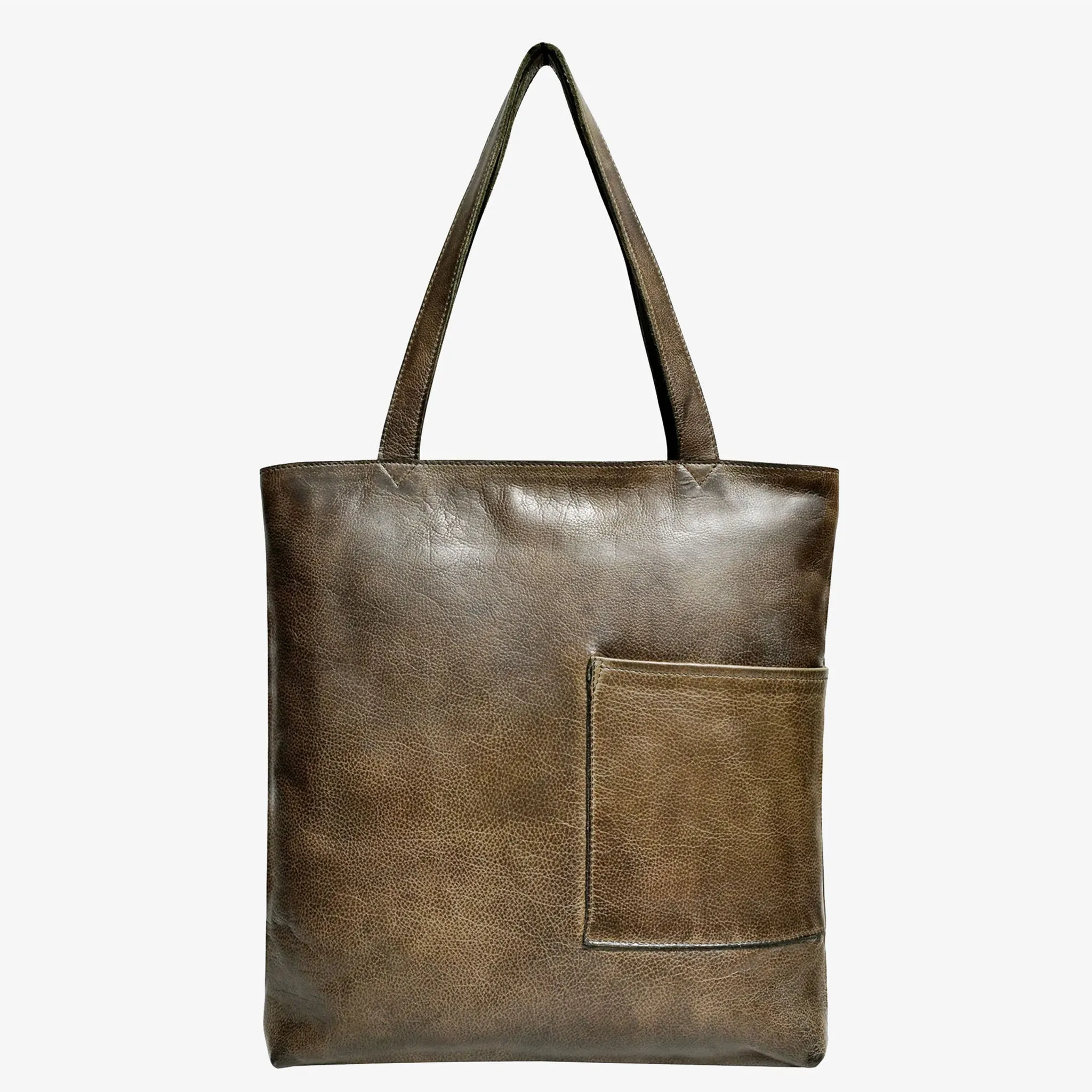 Latico Leathers Leon Tote Bag in Moss