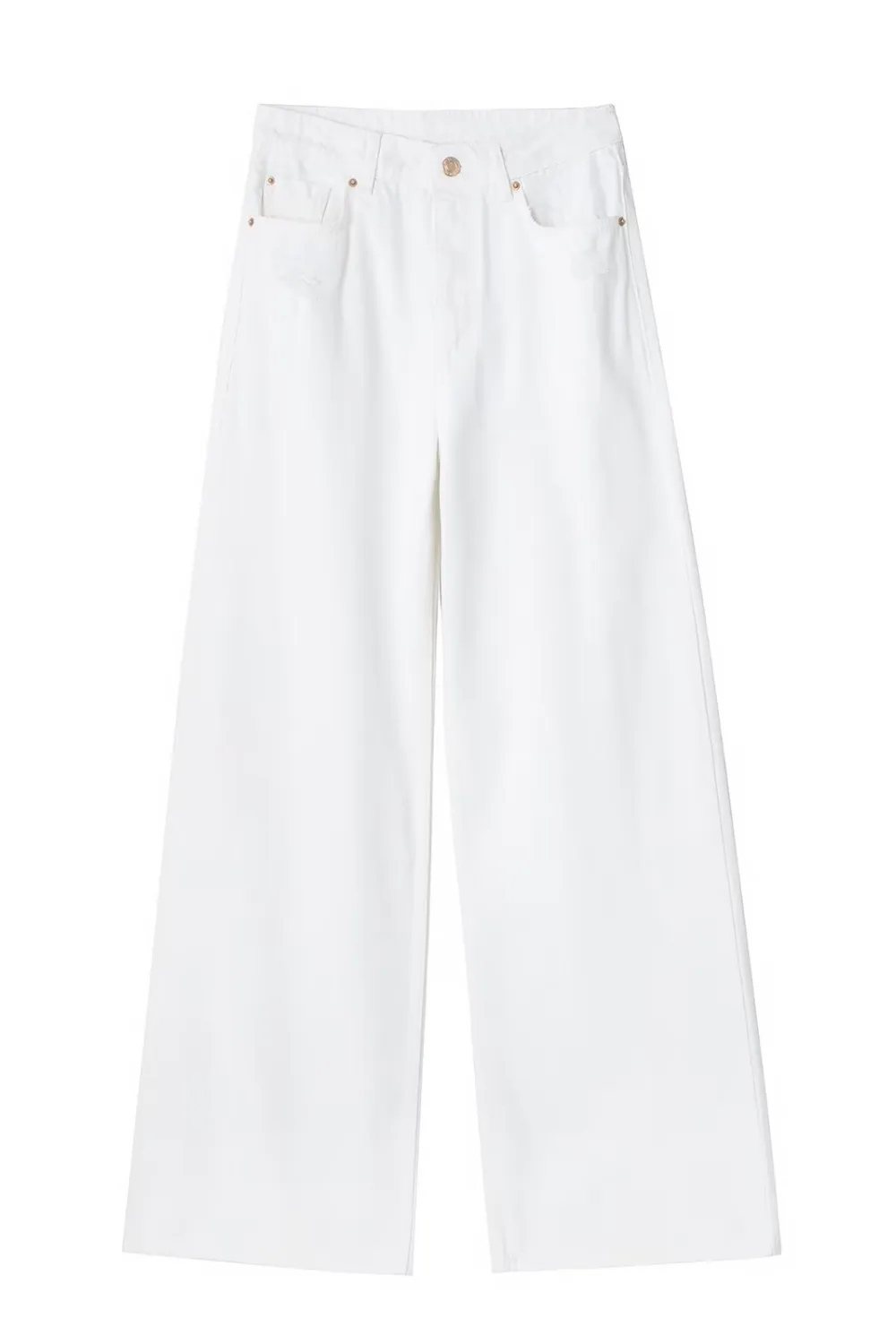 'Lenora' High-Waist Straight Jeans
