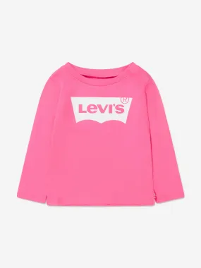 Levi's Wear Baby Girls Long Sleeve T-Shirt in Pink