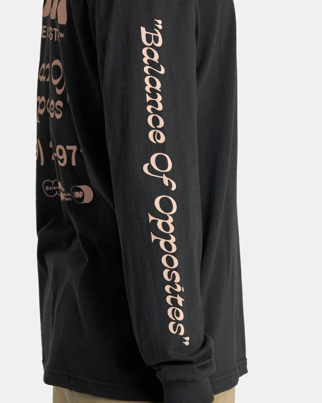 Local Biz Long Sleeve Tee - Pirate Black