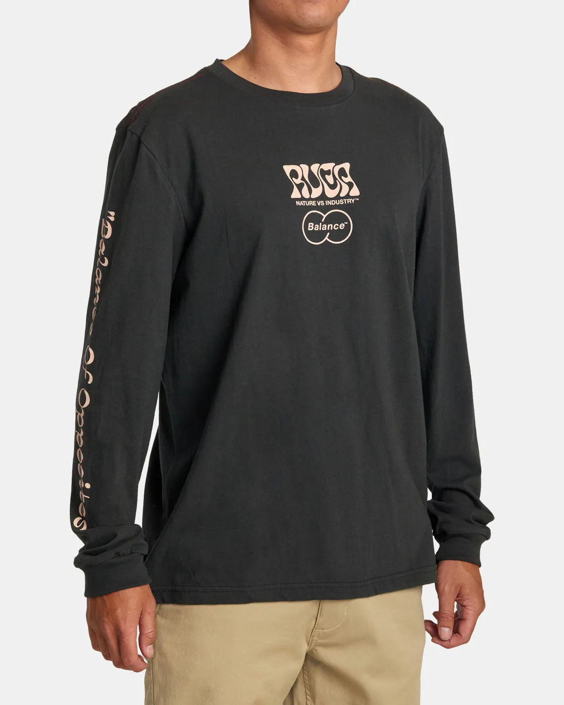 Local Biz Long Sleeve Tee - Pirate Black
