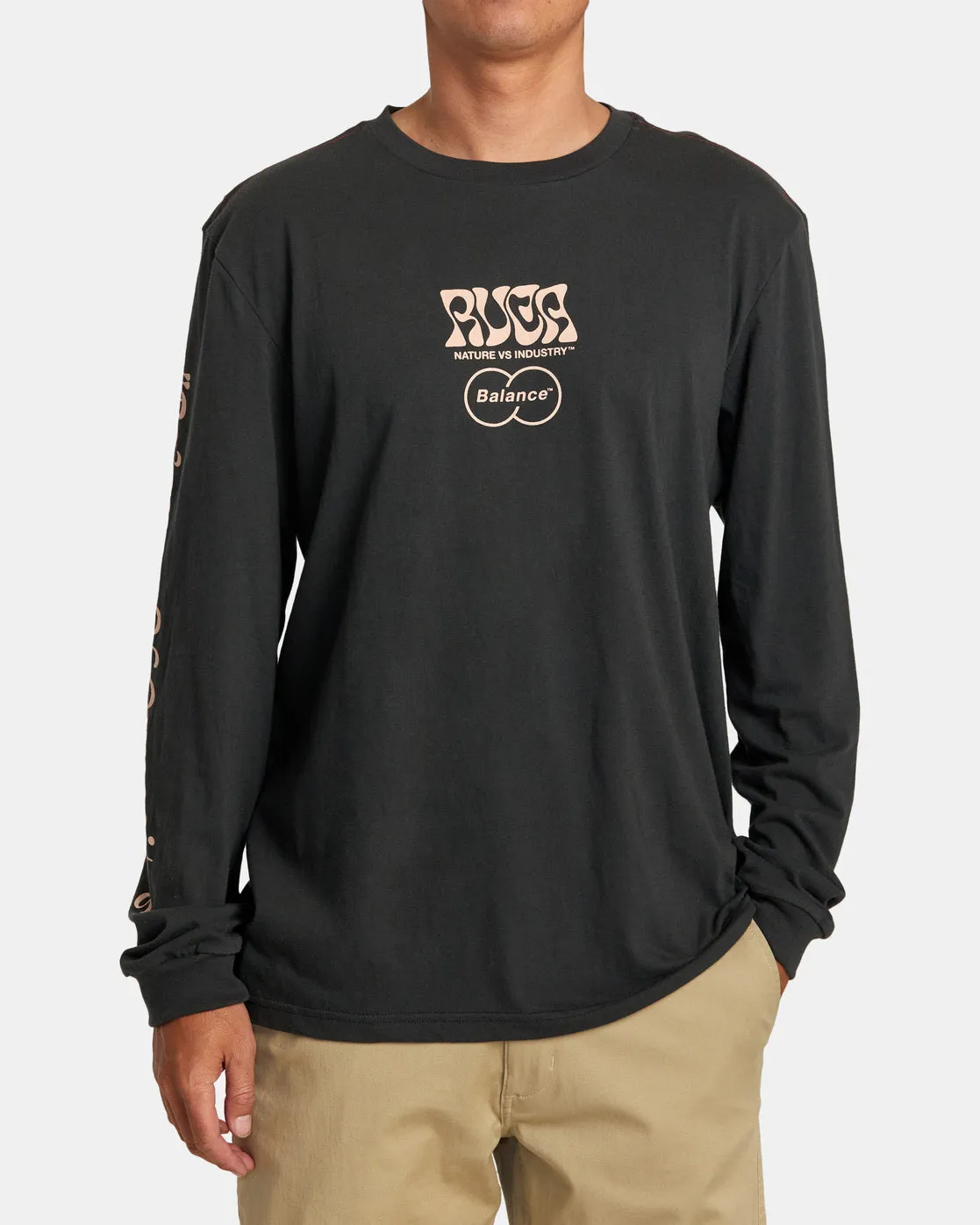 Local Biz Long Sleeve Tee - Pirate Black