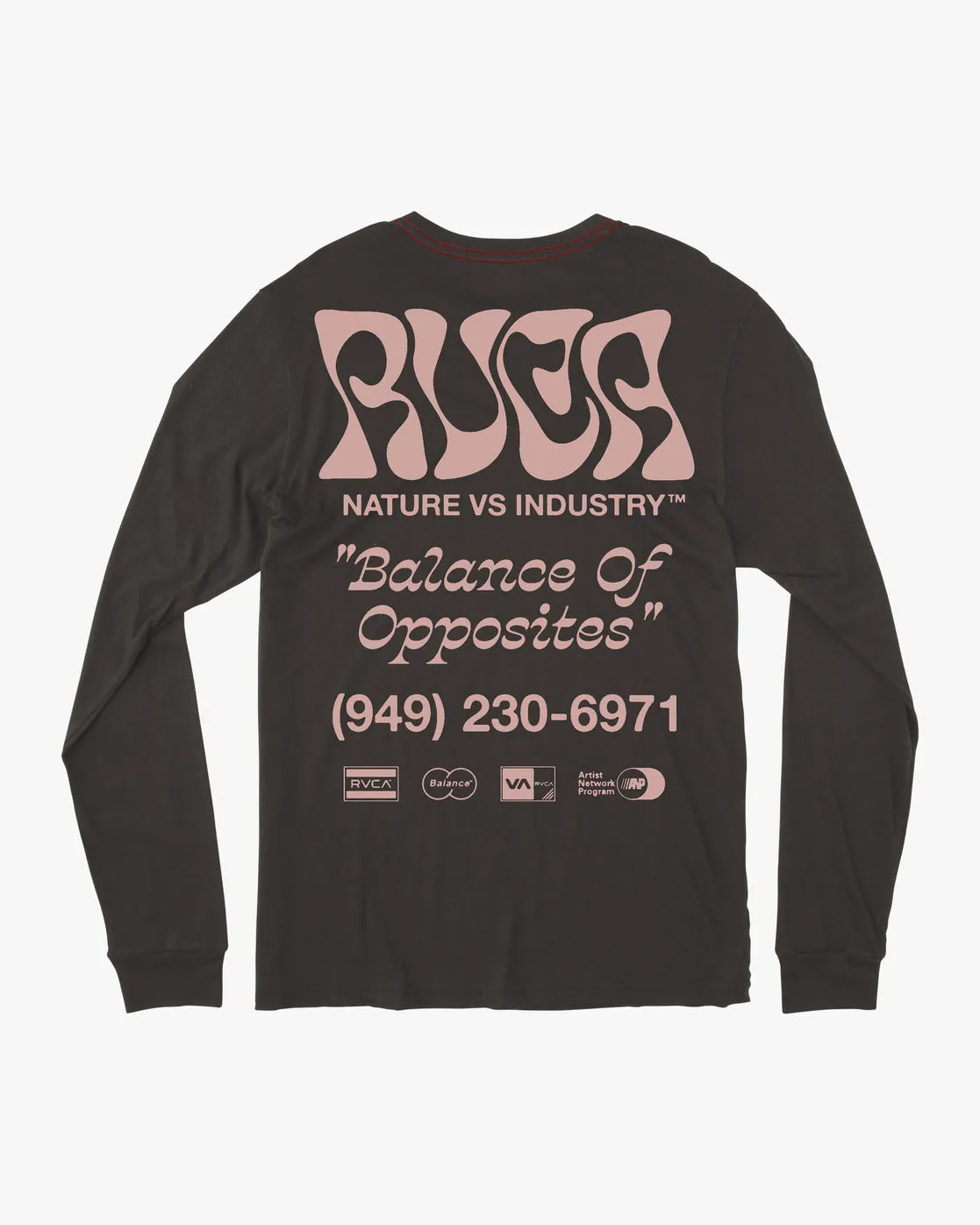 Local Biz Long Sleeve Tee - Pirate Black
