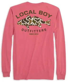 Local Boy - Youth Vintage Redfish LS Tee