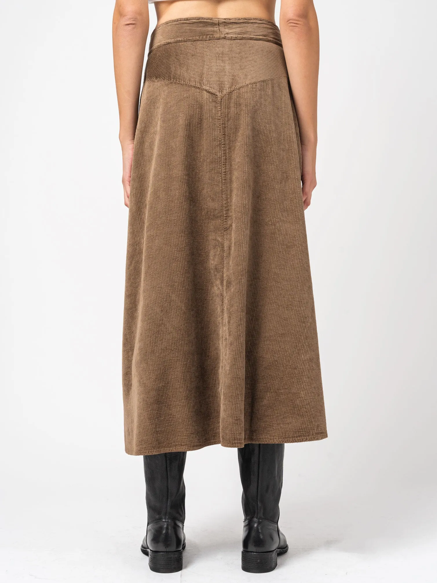 Long Skirt with Buttons