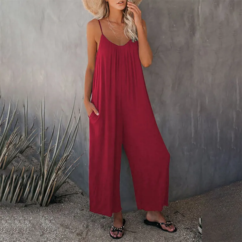 Loose cami jumpsuit - comfortable and versatile