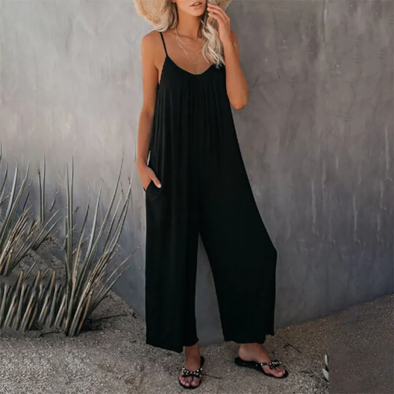 Loose cami jumpsuit - comfortable and versatile