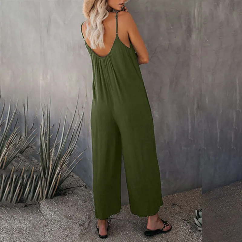 Loose cami jumpsuit - comfortable and versatile