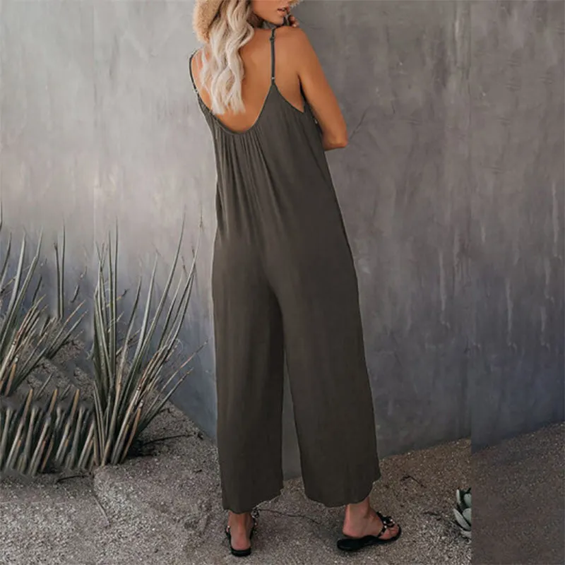 Loose cami jumpsuit - comfortable and versatile