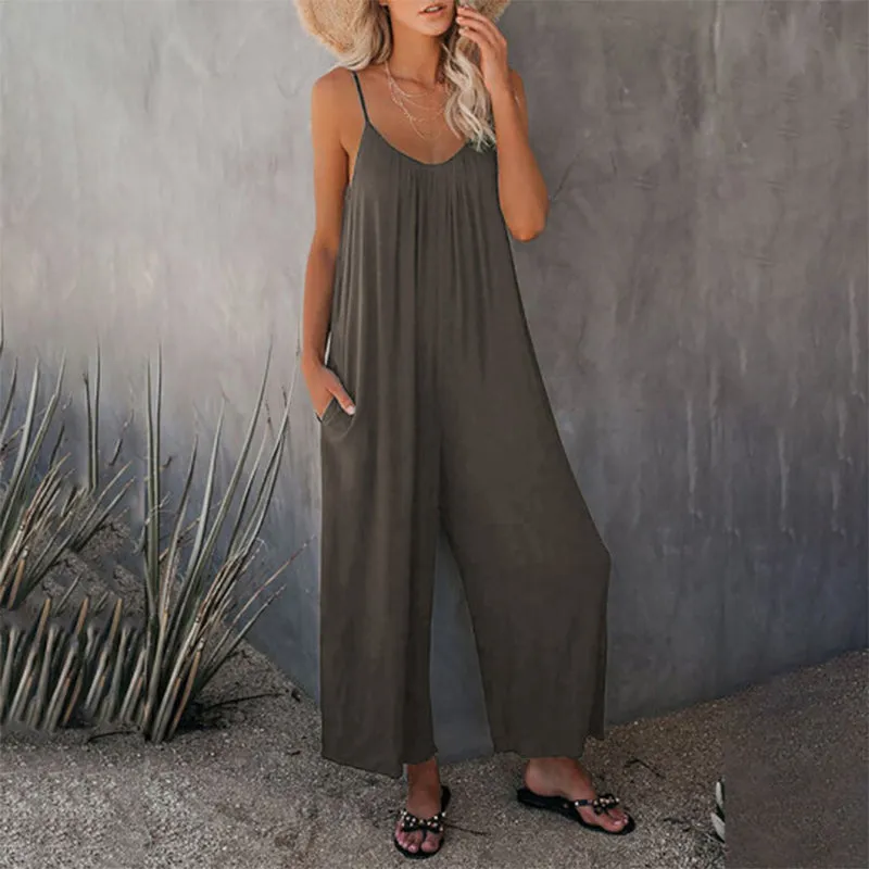 Loose cami jumpsuit - comfortable and versatile