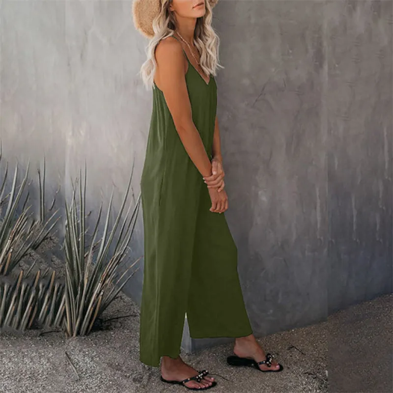 Loose cami jumpsuit - comfortable and versatile