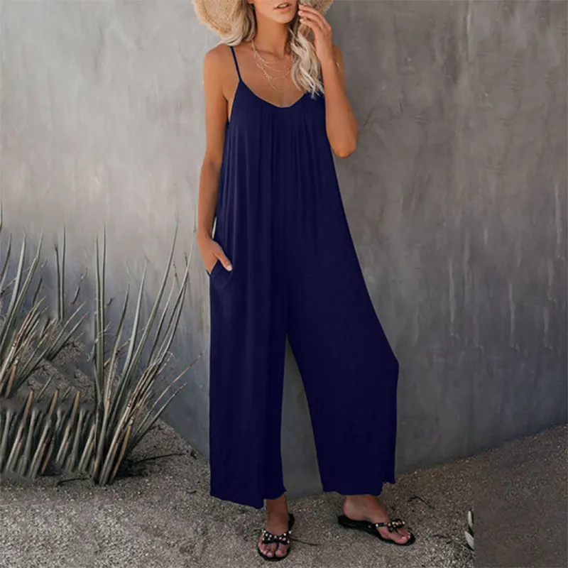 Loose cami jumpsuit - comfortable and versatile