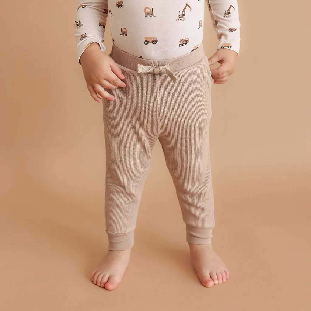 Macchiato Waffle Joggers