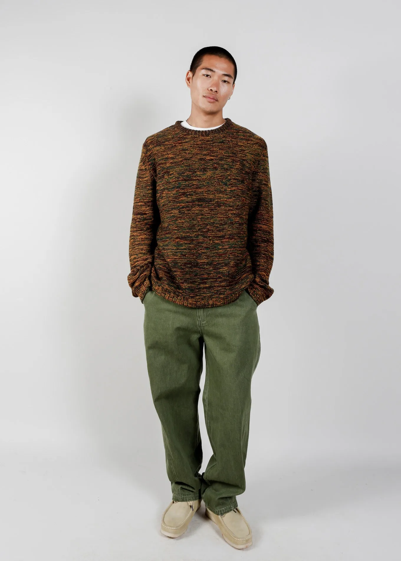 MAKULU Organic Cotton Trouser - Green Wash