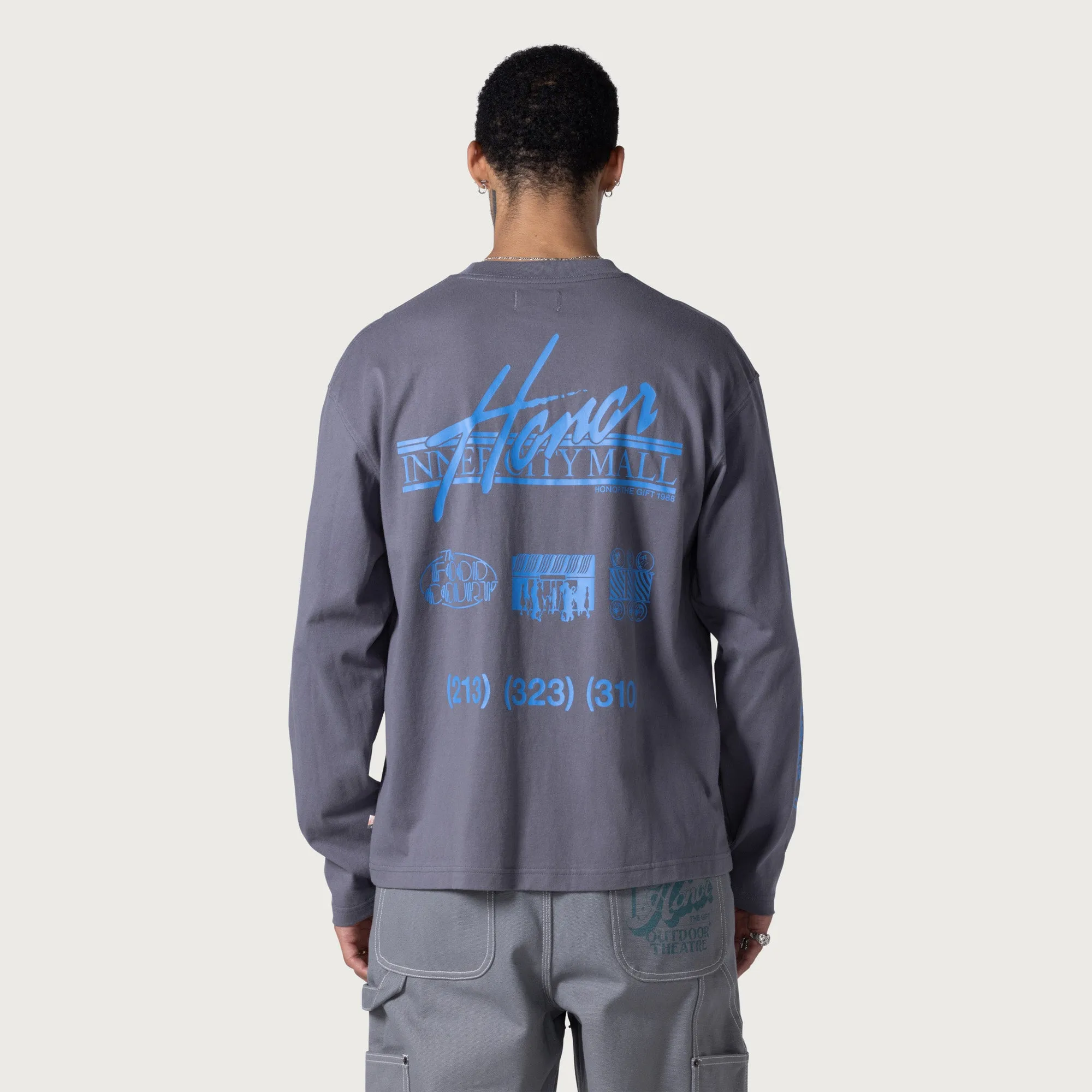 Mall Ls T-Shirt - Grey