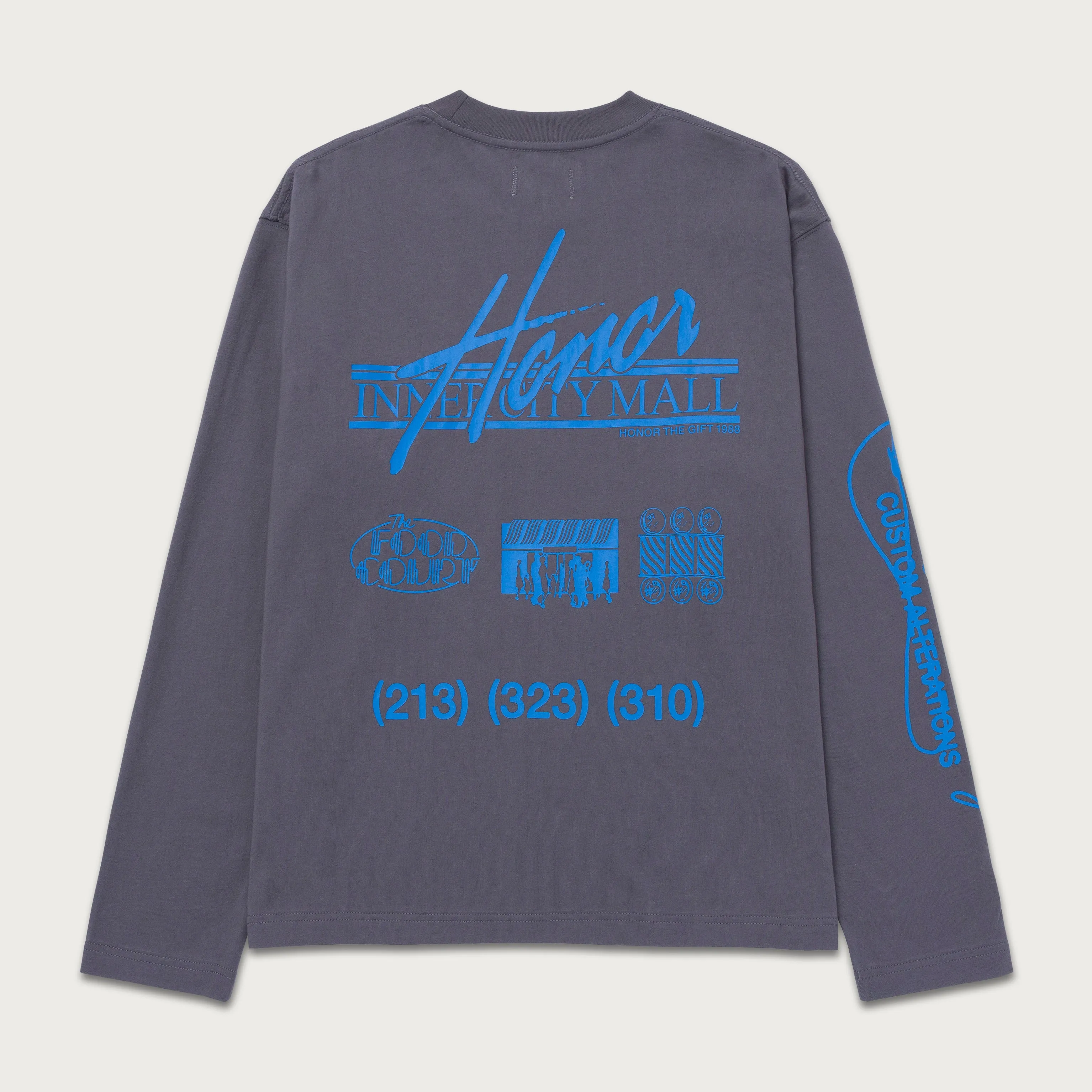 Mall Ls T-Shirt - Grey