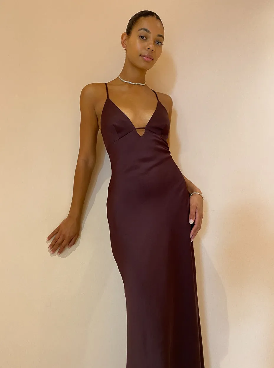 Manning Cartell Time to Shine Slip Dress in Truffle