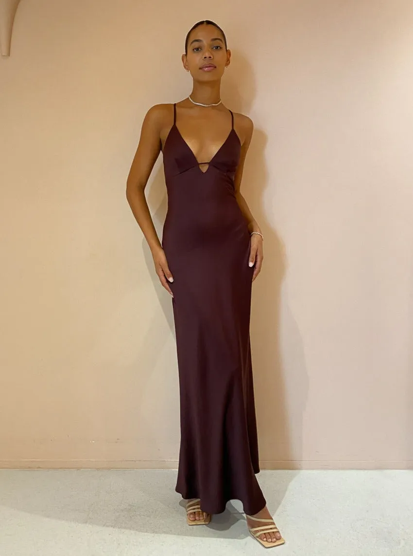 Manning Cartell Time to Shine Slip Dress in Truffle