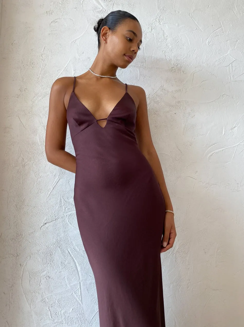 Manning Cartell Time to Shine Slip Dress in Truffle