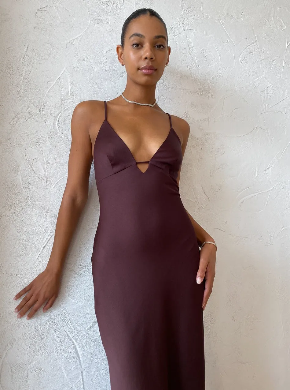 Manning Cartell Time to Shine Slip Dress in Truffle