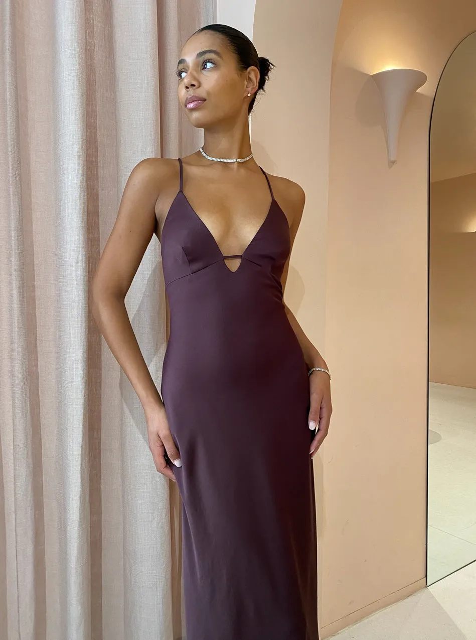 Manning Cartell Time to Shine Slip Dress in Truffle