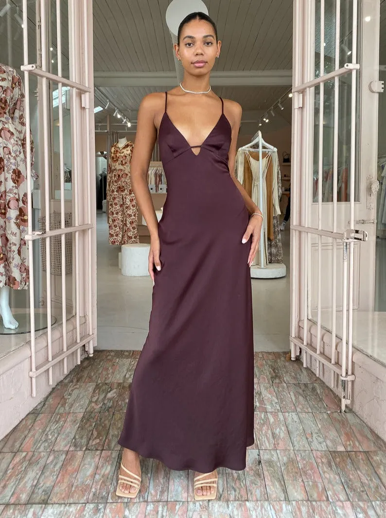 Manning Cartell Time to Shine Slip Dress in Truffle