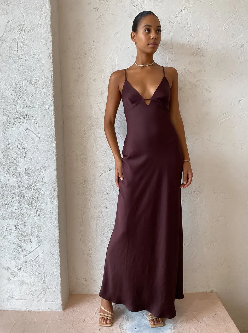 Manning Cartell Time to Shine Slip Dress in Truffle