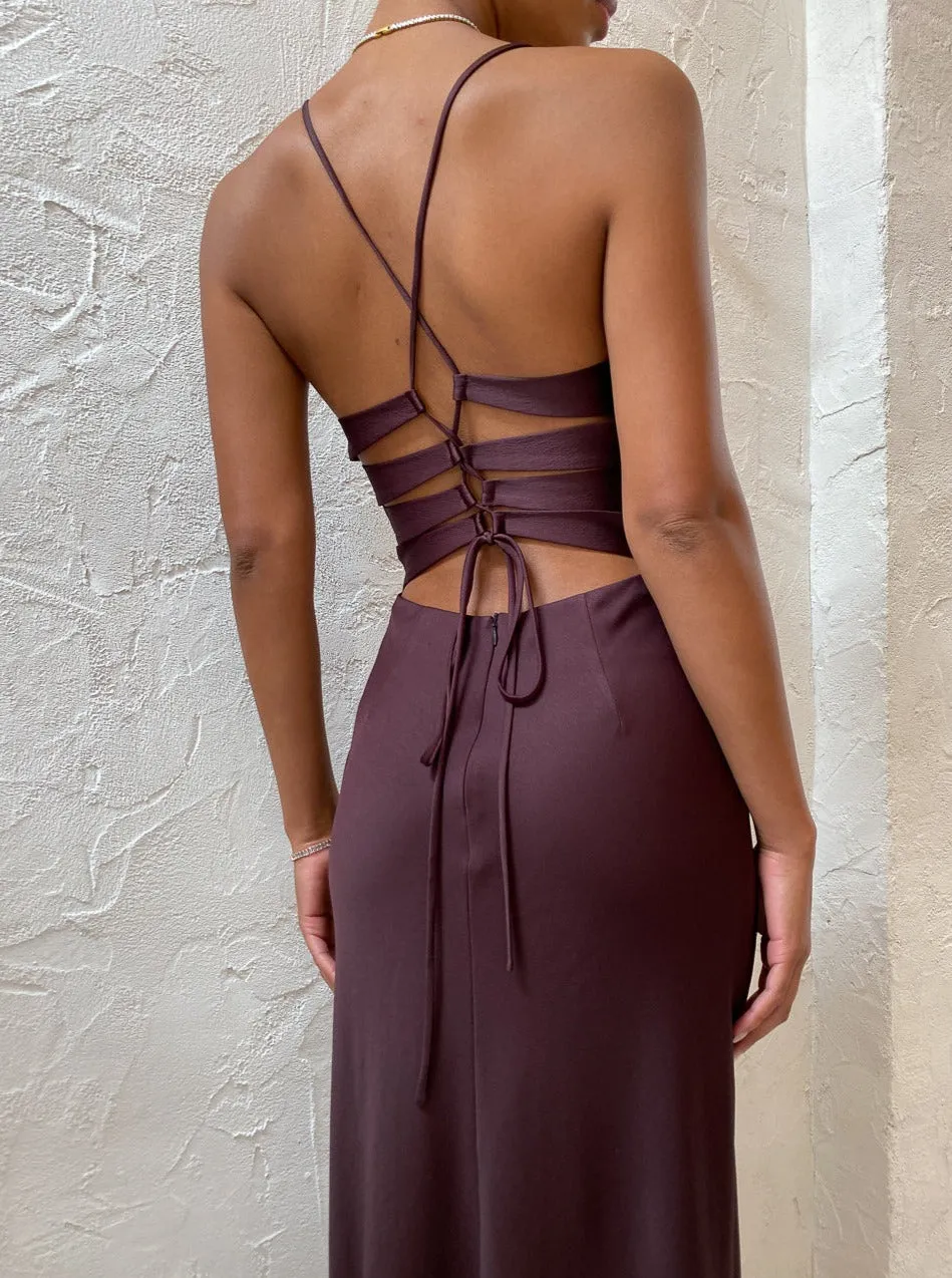 Manning Cartell Time to Shine Slip Dress in Truffle