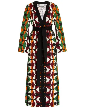 Matelasse Rochon Maxi Dress
