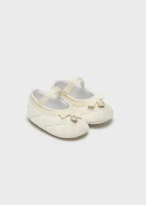 MAY Velvet Quilted Mary Jane Shoe