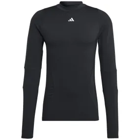 Men's Adidas Techfit Cold T-Shirt. Rdy Long Sleeve Black Ia1131 S