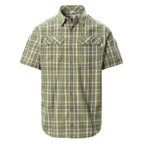 Men's Plaid Dress Shirt, Olive