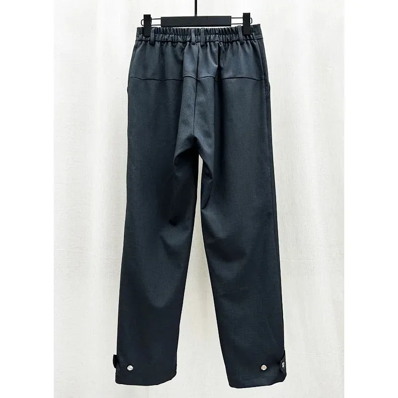 Men's Vest & High Waist Pants 2-Piece Set
