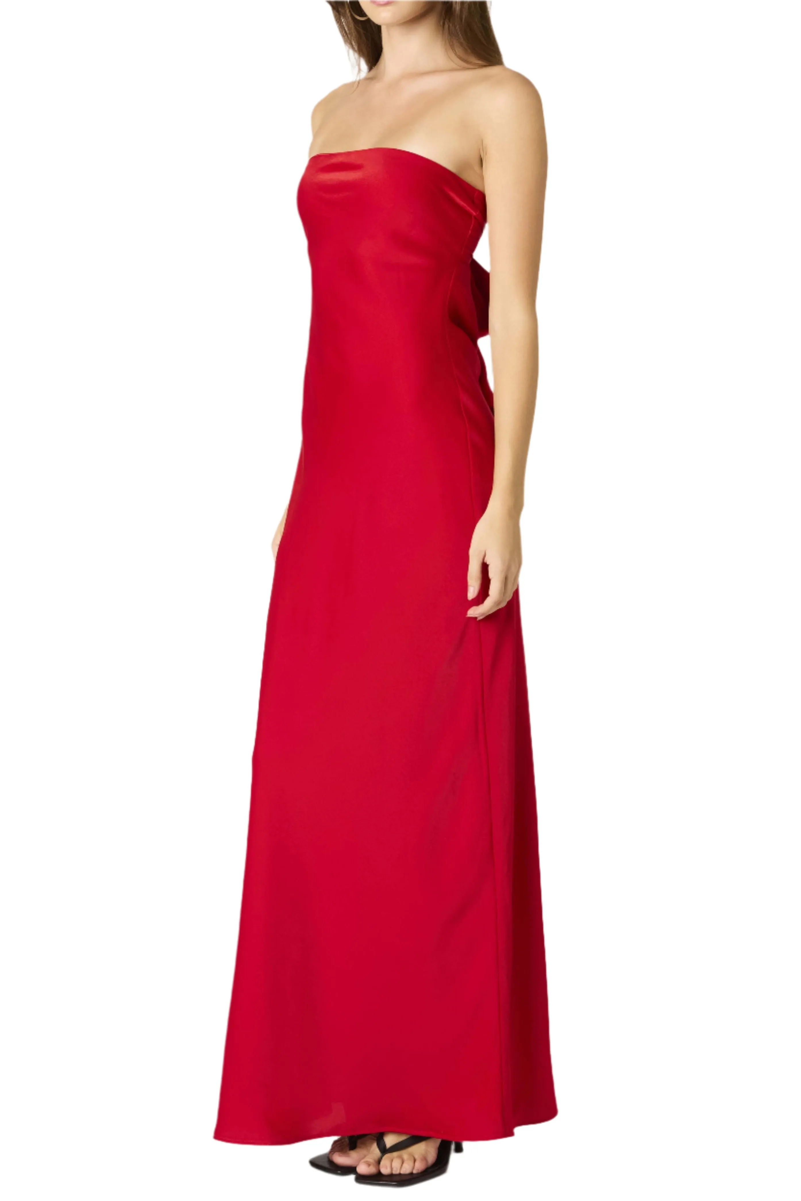 Meredith Satin Maxi Dress