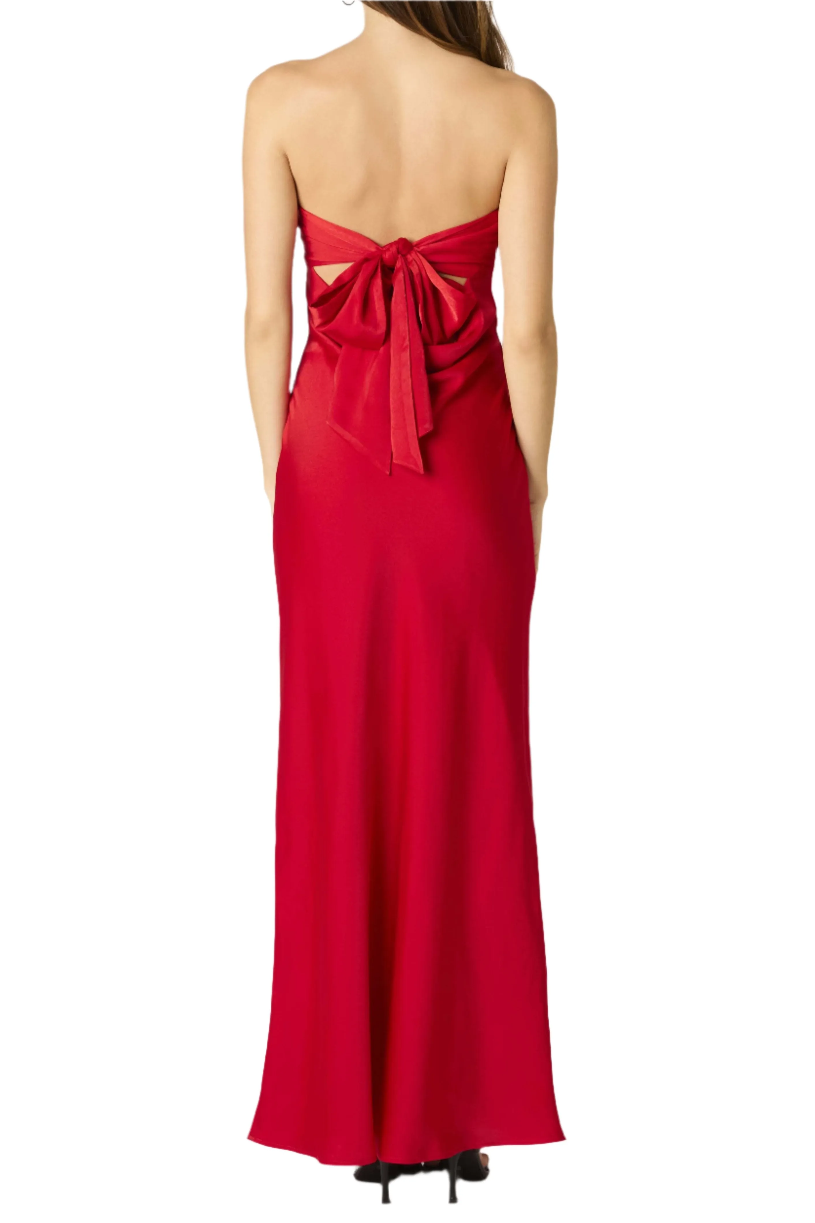Meredith Satin Maxi Dress
