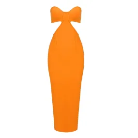Minimalist Summer Dresses For Women Strapless Sleeveless High Waist Slim Temperament Dress Female Fashion Clothing