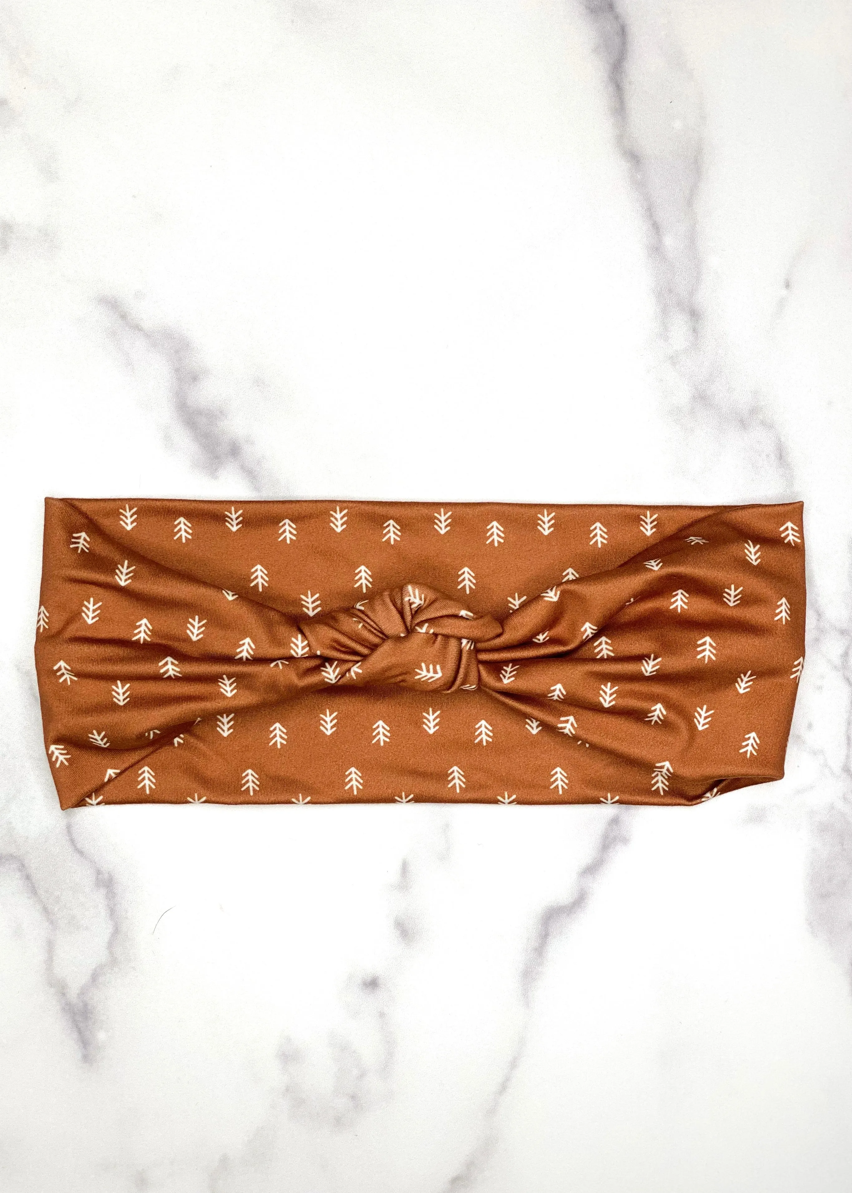 Minimalist Trees Top Knot Headband