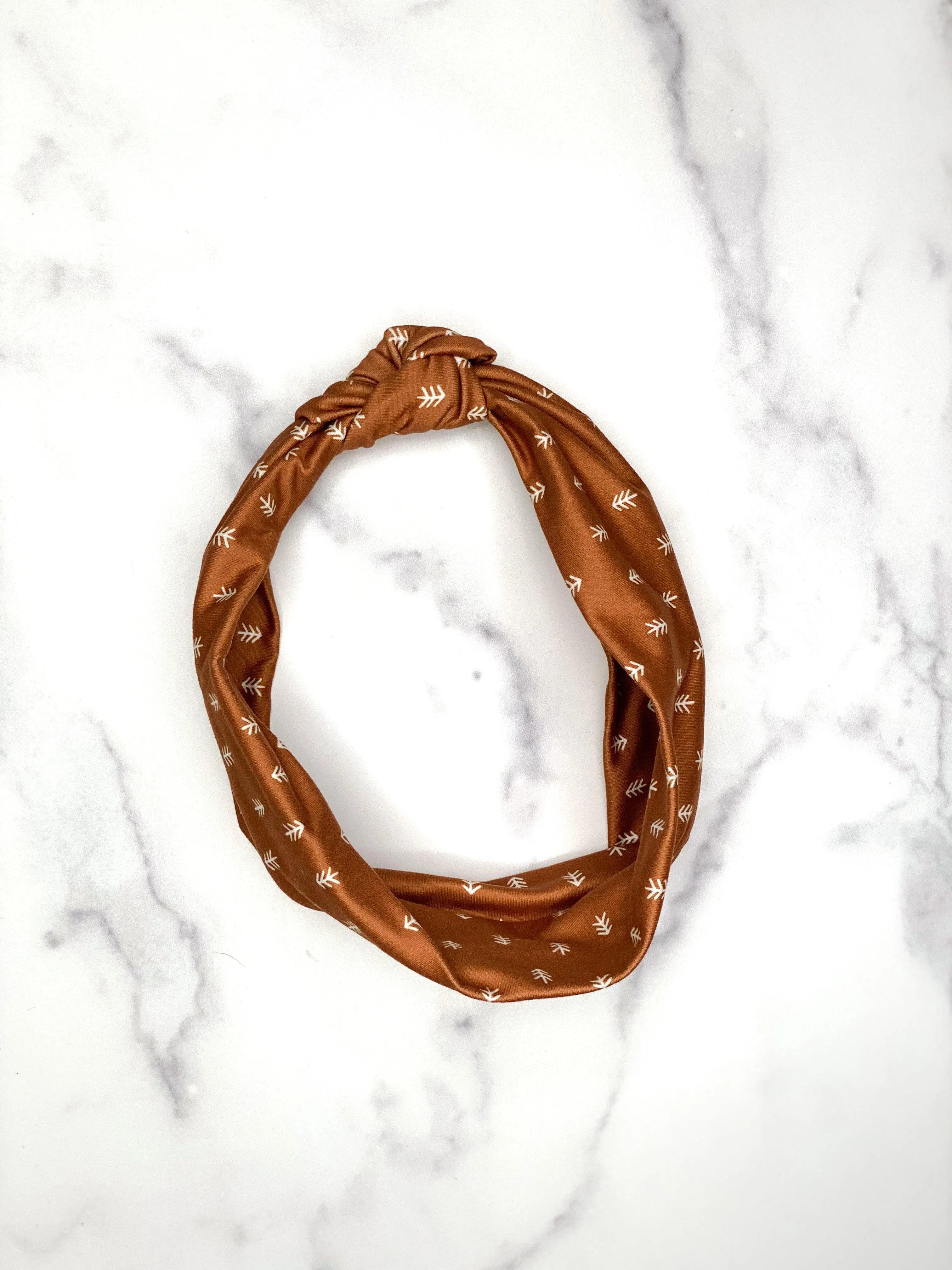 Minimalist Trees Top Knot Headband