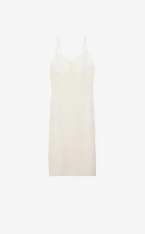 Mixed Media Slip Dress