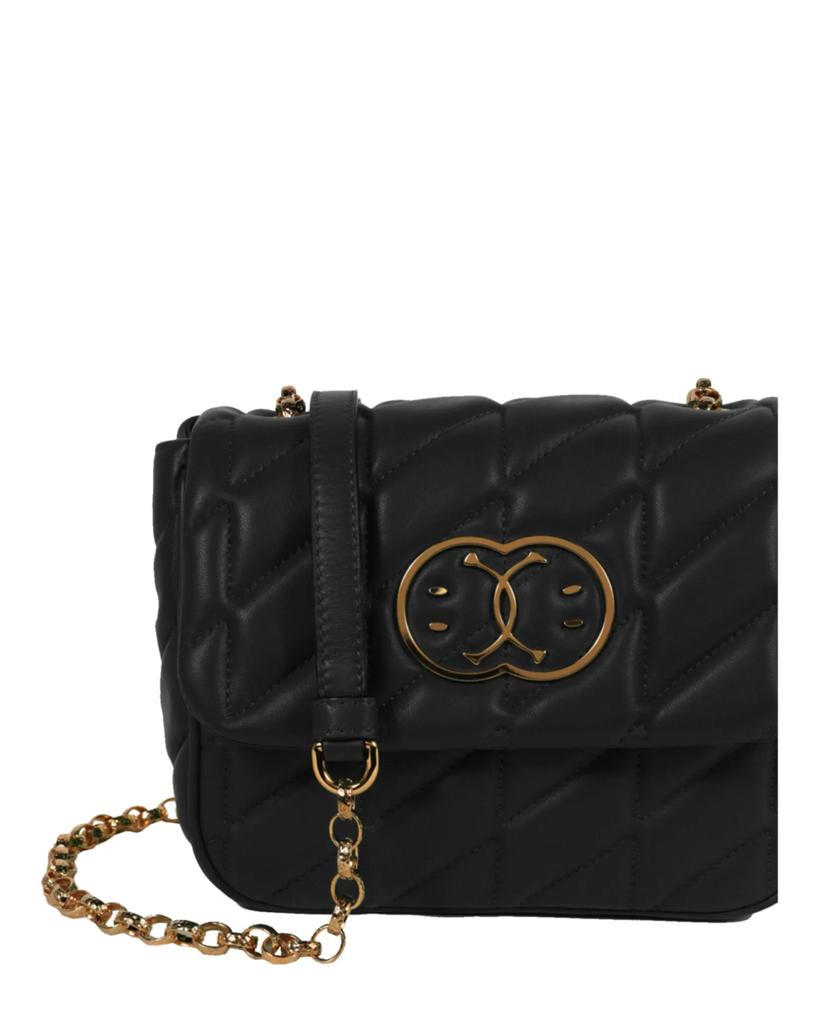 Moschino Double Smiley� Quilted Crossbody Bag