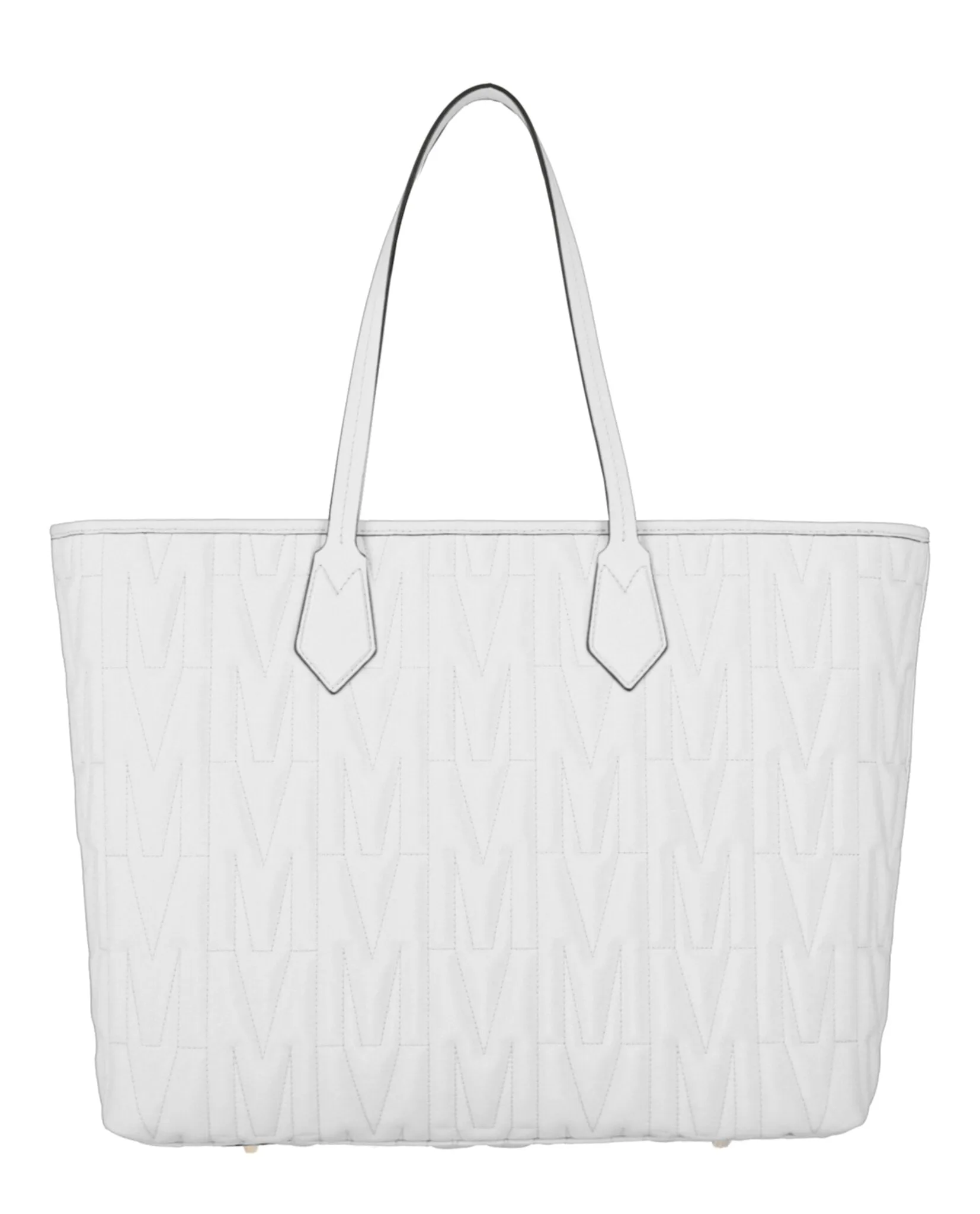 Moschino M-Quilted Leather Tote