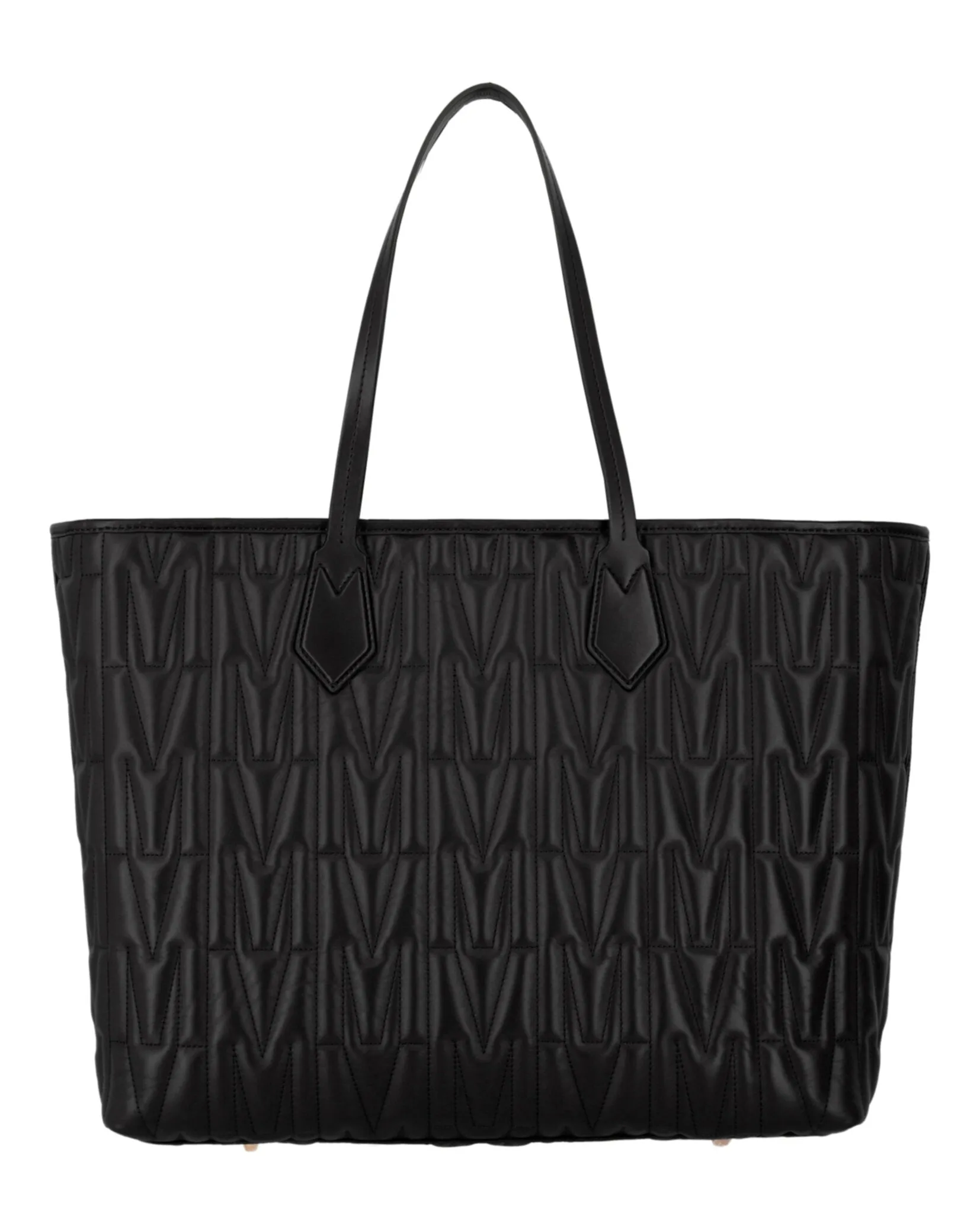 Moschino M-Quilted Leather Tote