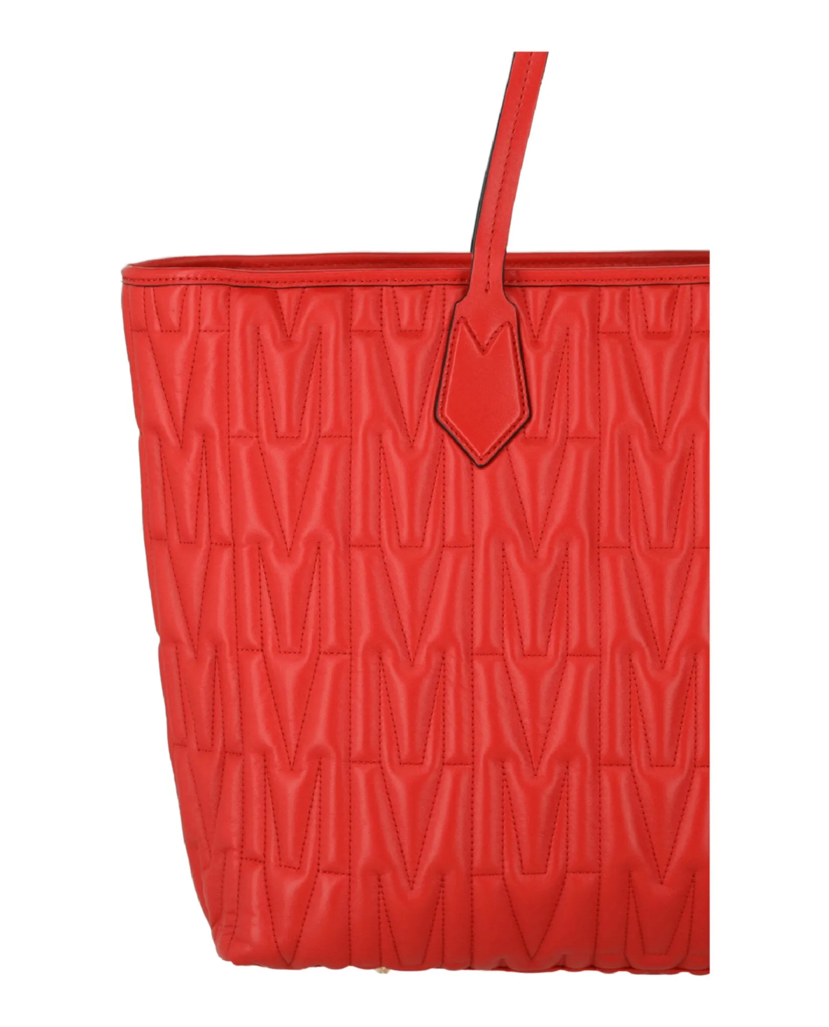 Moschino Quilted Monogram Tote Bag