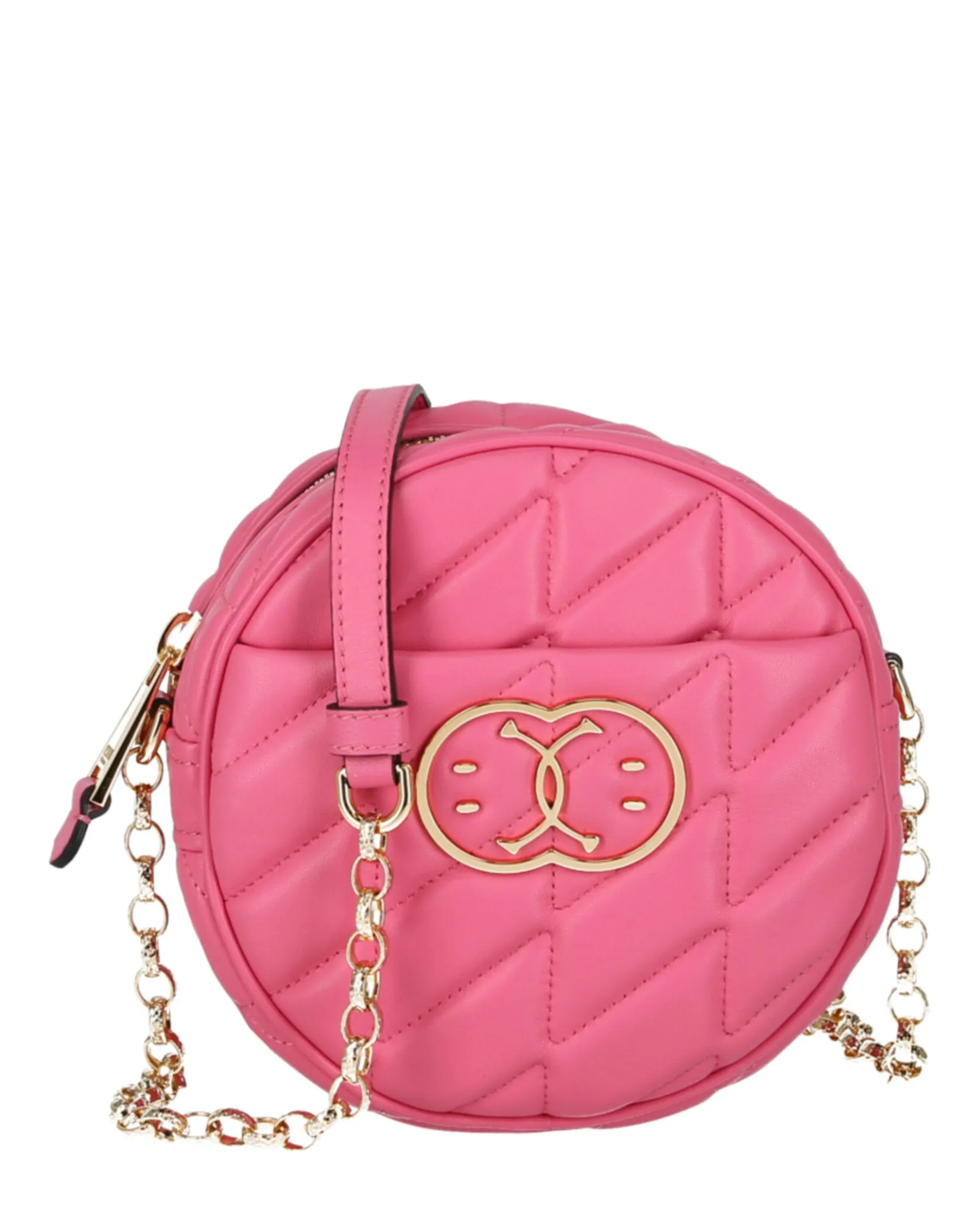 Moschino Quilted Round Shoulder Bag