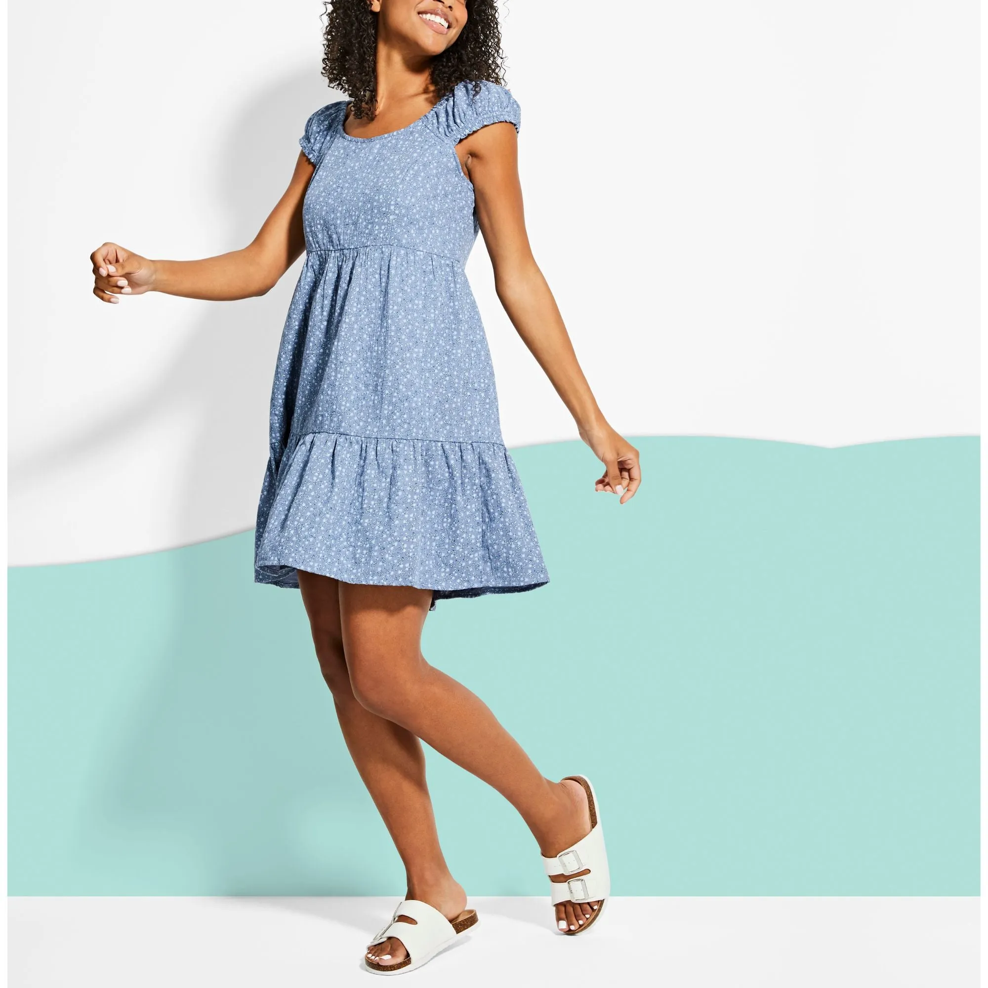 mySTYLE Women's Festival Solid Midi Dress