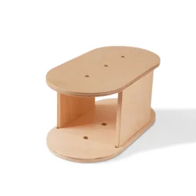 Natural Wooden Step Stool · Rubberized Anti-slip Pads · Modern Minimalist Design